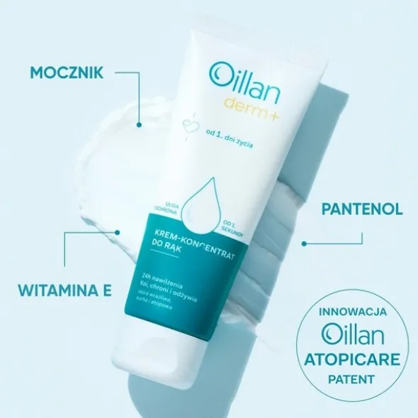 Oillan Derm+, krem-koncentrat do rąk, 75 ml
