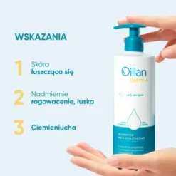 Oillan Derm+, szampon keratolityczny, 180 ml