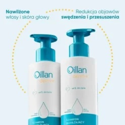 Oillan Derm+, szampon nawilżający, 180 ml
