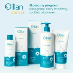 Oillan Derm+, szampon nawilżający, 180 ml