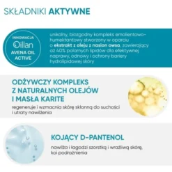 Oillan, nawilżający dermo-krem, 200 ml