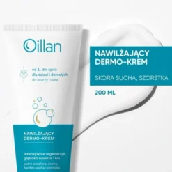 Oillan, nawilżający dermo-krem, 200 ml