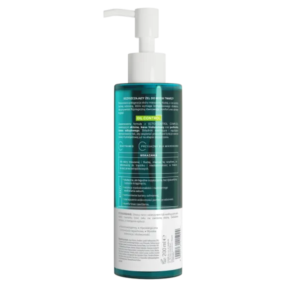 Oillan Oil Control, żel do mycia twarzy przeciw niedoskonałościom, 200 ml