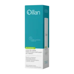 Oillan Oil Control, lekki żel-krem nawilżająco-matujący do twarzy dla skóry mieszanej i tłustej, 50 ml