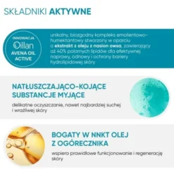 Oillan, olejkowy żel do mycia, 400 ml