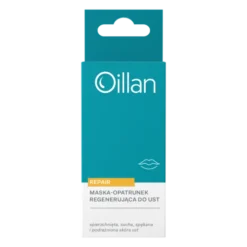 Oillan Rapair, maska-opatrunek regenerujący do suchych i spierzchniętych ust, 15 g