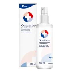 Oktaseptal, (0,10 g+2,00 g)/100 g, aerozol na skórę, 250 ml
