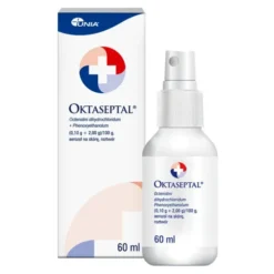 Oktaseptal, (0,10 g+2,00 g)/100 g, aerozol na skórę, 60 ml
