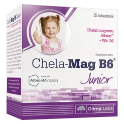 Olimp Chela-Mag B6 Junior, proszek w saszetkach, 15 szt.