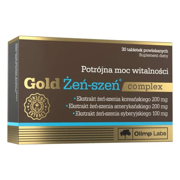 Olimp Gold Żeń-szeń complex, tabletki powlekane, 30 szt.