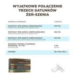 Olimp Gold Żeń-szeń complex, tabletki powlekane, 30 szt.