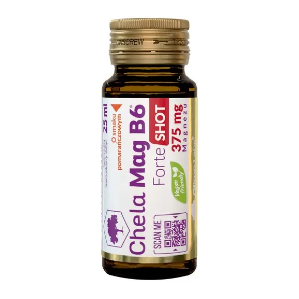 Olimp Labs Chela-Mag B6 Skurcz Shot, płyn, smak grejpfrutowy, 25 ml