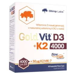 Olimp Labs Gold-Vit D3 + K2 4000, kapsułki, 60 szt.