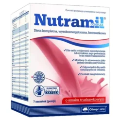 Olimp Nutramil Complex, smak truskawkowy, 7 saszetek
