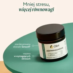 Olini, Ashwagandha, kapsułki, 60 szt