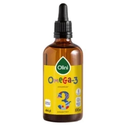 Olini, Omega-3, płyn, o smaku jagodowo-malinowym, dla dzieci, 100 ml