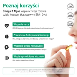 Omega 3 Algae, kapsułki miękkie, 60 szt.