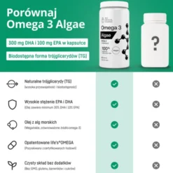 Omega 3 Algae, kapsułki miękkie, 60 szt.