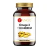 Omega 3 + D3 4000 IU, kapsułki, 60 szt.