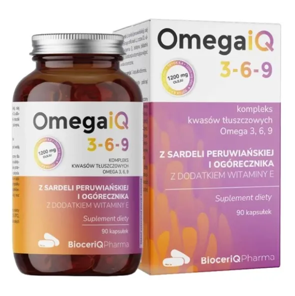 OmegaiQ, kapsułki miękkie, 90 szt.