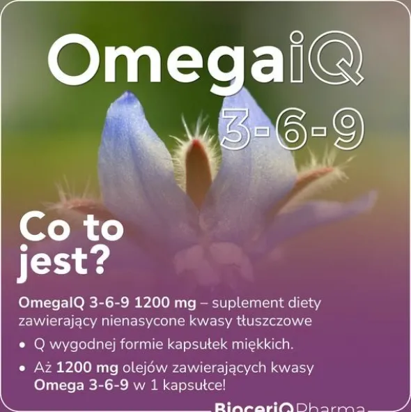 OmegaiQ, kapsułki miękkie, 90 szt.