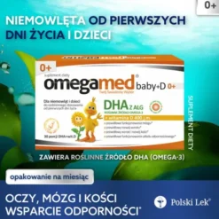 Omegamed Baby+D 0+, kapsułki twist-off, 30 szt.
