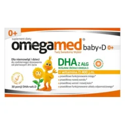 Omegamed Baby+D 0+, kapsułki twist-off, 30 szt.