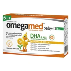 Omegamed Baby + D 6m+, kapsułki twist-off, 30 szt.