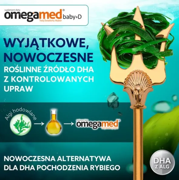 Omegamed Baby + D 6m+, kapsułki twist-off, 30 szt.