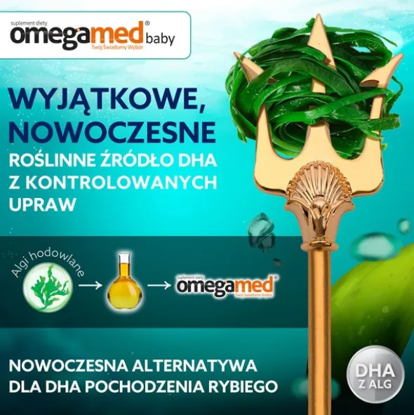 Omegamed Baby, kapsułki twist-off, DHA z alg, 30 szt.