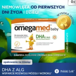 Omegamed Baby, kapsułki twist-off, DHA z alg, 30 szt.