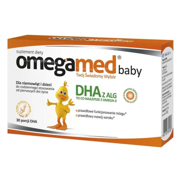 Omegamed Baby, kapsułki twist-off, DHA z alg, 30 szt.