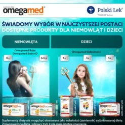 Omegamed Baby, kapsułki twist-off, DHA z alg, 30 szt.