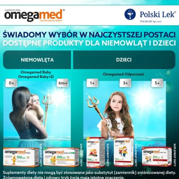 Omegamed Baby, kapsułki twist-off, DHA z alg, 30 szt.
