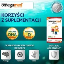 Omegamed Odporność 3+, pastylki żelowe do żucia, 30 szt.