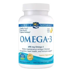 Omega-3, 690 mg, kapsułki, Lemon, 60 szt.