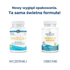 Omega-3, 690 mg, kapsułki, Lemon, 60 szt.