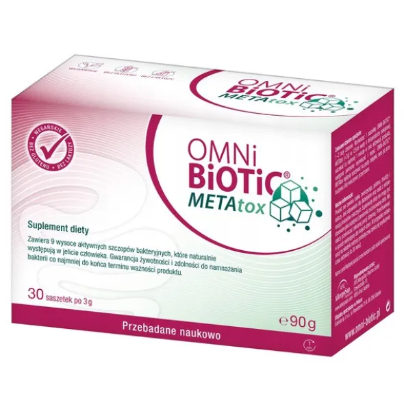 Omni Biotic METAtox, saszetki z proszkiem, 3 g x 30 szt.