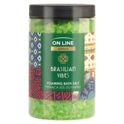 On Line Senses Brasilian Vibes, pieniąca sól do kąpieli, 480 g