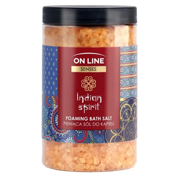 On Line Senses Indian Spirit, pieniąca sól do kąpieli, 480 g