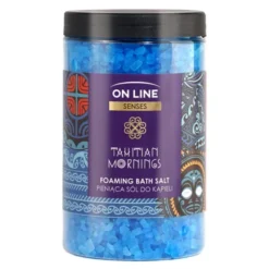 On Line Senses Tahitian Mornings, pieniąca sól do kąpieli, 480 g