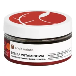 Opcja Natura, Bomba witaminowa, maseczka do twarzy z glinką czerwoną, 100 ml