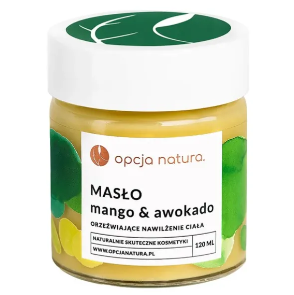 Opcja Natura, masło do ciała, Mango & Awokado, 120 ml