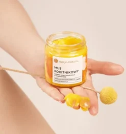 Opcja Natura, mus rokitnikowy słodkie nawilżenie ciała z mandarynką, 120 ml