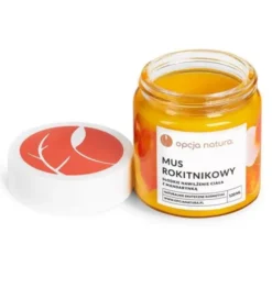 Opcja Natura, mus rokitnikowy słodkie nawilżenie ciała z mandarynką, 120 ml