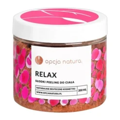 Opcja Natura Relax, słodki peeling do ciała, 200 ml