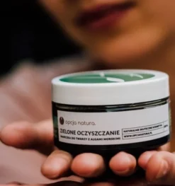 Opcja Natura Zielone Oczyszczanie, maseczka do twarzy z algami morskimi, 100 ml