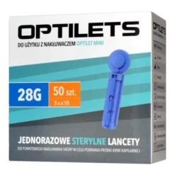 OptiLets, jednorazowe, sterylne lancety,50 szt.