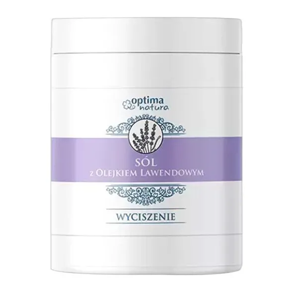 Optima Natura, sól z olejkiem z lawendy, Wyciszenie, 1 kg