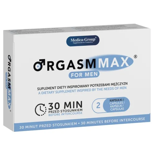 OrgasmMax for men, 2 kapsułki
